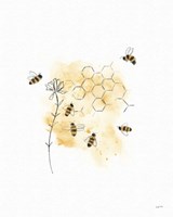 Bees and Botanicals VI Fine Art Print