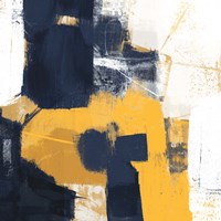 Navy & Gold II Fine Art Print
