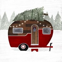 Yuletide Camper I Fine Art Print