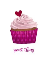 Valentine's Cupcake II Fine Art Print