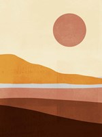 Sunseeker Landscape I Framed Print