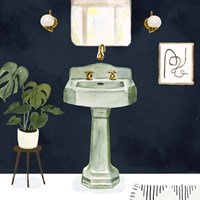 Boho Bath Sinks II Fine Art Print