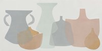 Soft Pottery Shapes I Fine Art Print