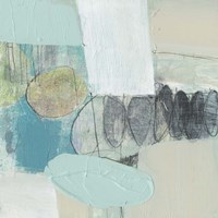 Seafoam Orbs I Framed Print