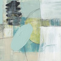 Seafoam Orbs II Framed Print