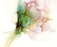 Pink & Turquoise Bloom I Fine Art Print