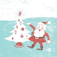 Mid-Century Christmas I Fine Art Print