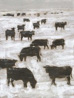 Winter Grazing I Fine Art Print