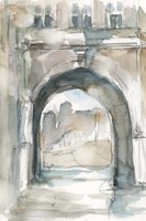 Watercolor Arch Studies IV Framed Print