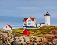 Nubble House II Fine Art Print