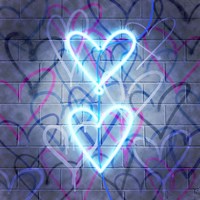 Neon Heart II Fine Art Print
