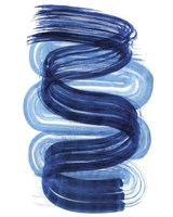 Blue Swish I Fine Art Print