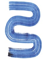 Blue Swish II Fine Art Print