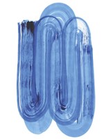 Blue Swish IV Fine Art Print