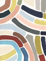 Mosaic Curve I Fine Art Print