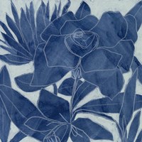 Blue Lagoon Silhouette II Fine Art Print