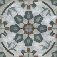 Verdigris Tile I Fine Art Print