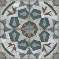 Verdigris Tile IV Fine Art Print
