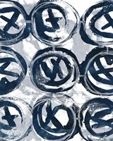 Indigo Memory II Framed Print