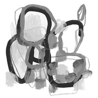 Black & Grey Pendulum I Fine Art Print