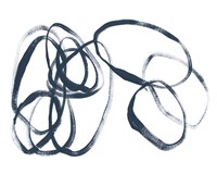 Indigo Intertwined I Fine Art Print