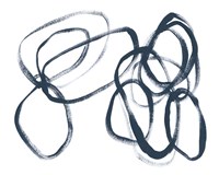 Indigo Intertwined II Fine Art Print