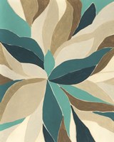 Colorblock Blossom I Framed Print