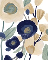 Blue Poppy Cascade II Fine Art Print