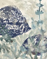 Seafloor Fresco II Framed Print