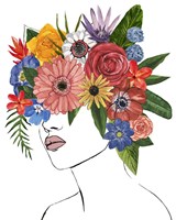 Flower Lady II Fine Art Print