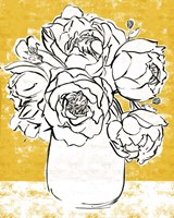 Golden Peony I Fine Art Print