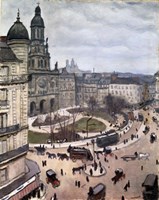 Place de la Trinite in Paris, 1911 Fine Art Print