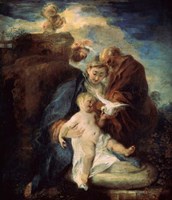 The Holy Family (Rest on the Flight into Egypt), 1719 Fine Art Print