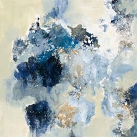 Indigo Monotype Fine Art Print