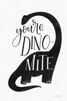 Dinomite BW Fine Art Print