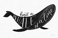 Whale of a Time BW Fine Art Print