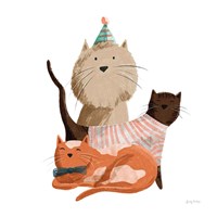 Picnic Pets Cats II Fine Art Print