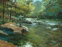 The Fly Fisherman Fine Art Print