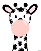 Black Giraffe Fine Art Print