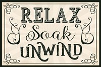 Relax, Soak, Unwind Fine Art Print