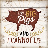 Big Pigs Fine Art Print