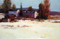 Winter Farm Fine Art Print