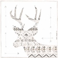 Patterned Deer Fine Art Print