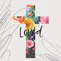 Loved Cross Fine Art Print