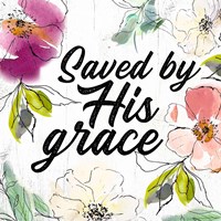 Saved by His Grace Fine Art Print