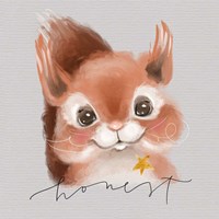 Honest Squirrel Fine Art Print