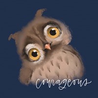 Courageous Owl Fine Art Print