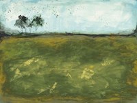 Over the Meadow Green Fine Art Print