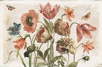 Antiquarian Blooms II Fine Art Print