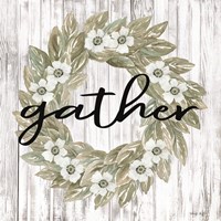 Gather Wreath Fine Art Print